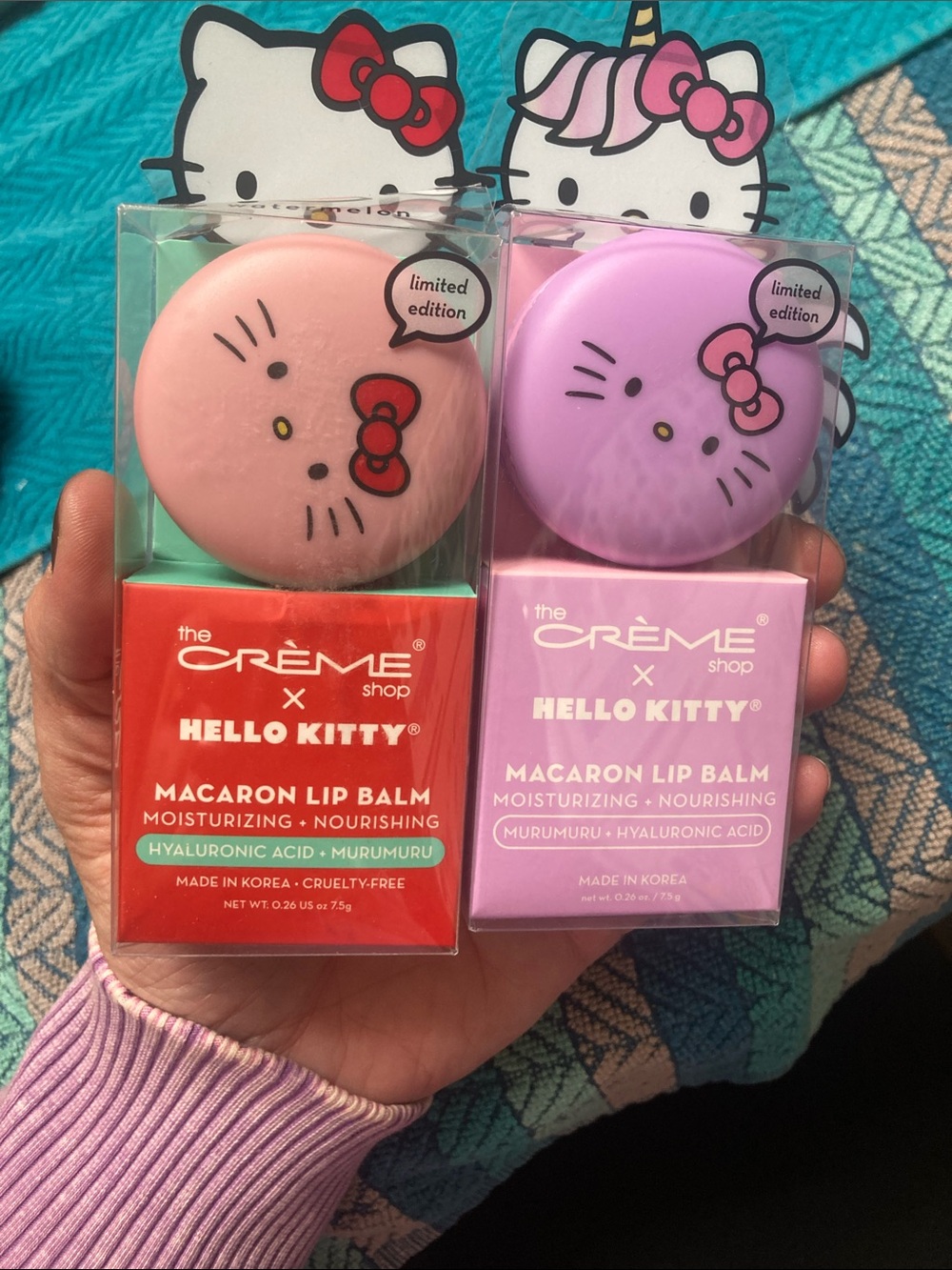 The Crème Shop x Hello Kitty Macaron Lip Balms - Picture 9 of 10